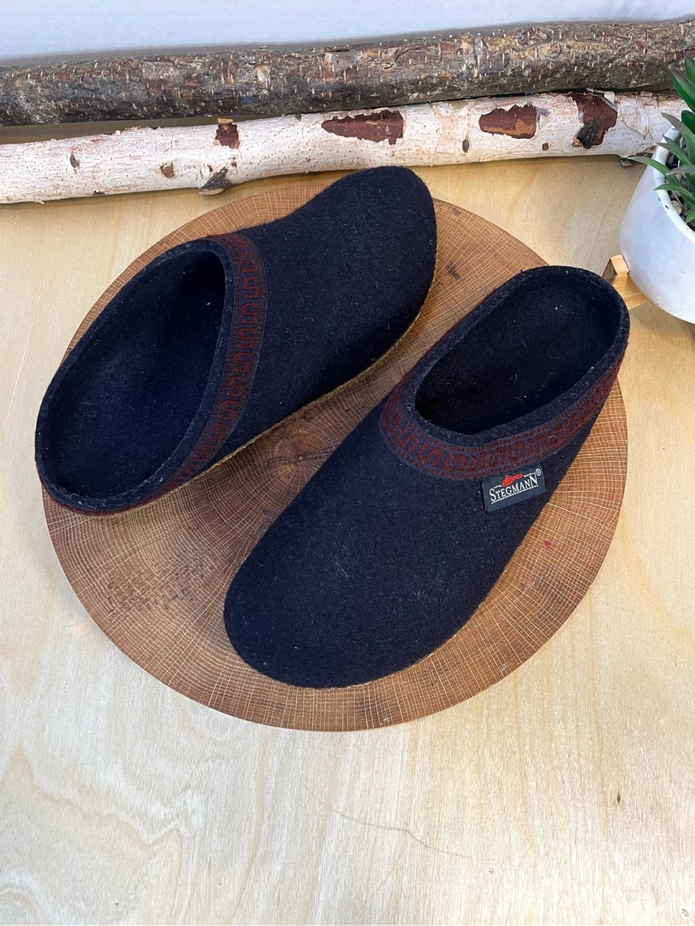 *Stegmann | Women's 'Original 108' Wool Clog with Cork Sole Size 7.5